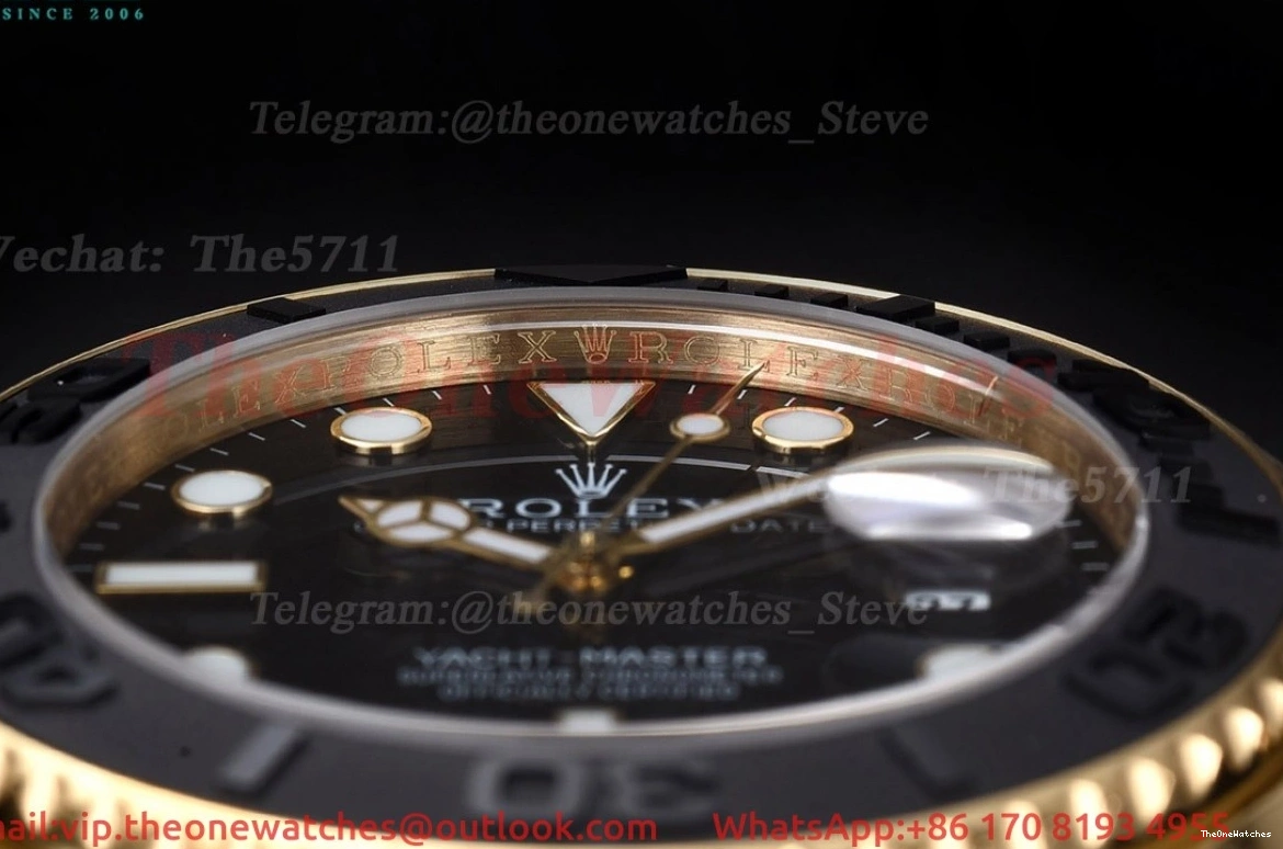 226658 SS 42mm Yacht-Master Dot MY8215 YG Black GDF 0205